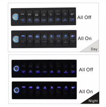 Load image into Gallery viewer, 8-switch Pro in Blue for Jeep JK &amp; JKU 2007-2018