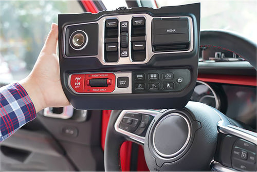 JL300 6-switch Programmable Switch Panel Power Control System for Jeep Wrangler JL JLU and Gladiator