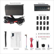 Load image into Gallery viewer, 6-switch Pro in Red for Jeep JK &amp; JKU 2007-2018