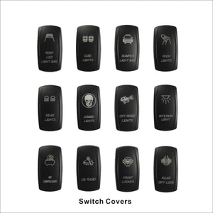 6-switch Pro in Green for Jeep JK & JKU 2007-2018