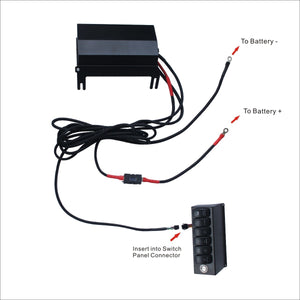 6-switch Pro in Red for Jeep JK & JKU 2007-2018